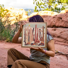 Load image into Gallery viewer, Caroline Clark - Cactus Planet Print #3 12x12