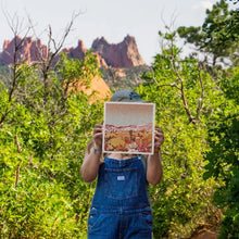 Load image into Gallery viewer, Caroline Clark - Desert Mountain Print #32 12x12