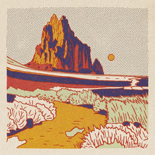 Load image into Gallery viewer, Caroline Clark - Desert Mountain Print #9 12x12