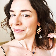 Load image into Gallery viewer, Ker-ij Jewelry - Abstract Leaf Earrings