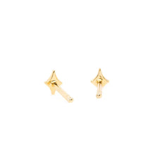 Load image into Gallery viewer, The Land of Salt - Twinkle Starburst Stud Earrings in Gold
