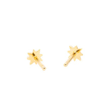 Load image into Gallery viewer, The Land of Salt - Sun Stud Earrings in Gold
