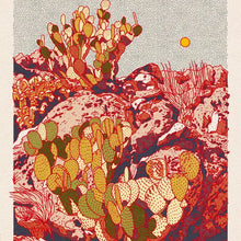 Load image into Gallery viewer, Caroline Clark - Cactus Planet Print #4 18x24
