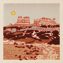 Load image into Gallery viewer, Caroline Clark - Desert Mountain Print #12 12x12
