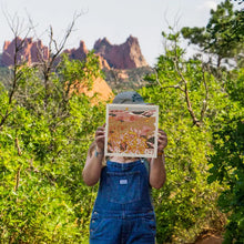 Load image into Gallery viewer, Caroline Clark - Desert Mountain Print #2 12x12
