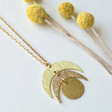 Load image into Gallery viewer, Ker-ij Jewelry - Crested Moon Necklace
