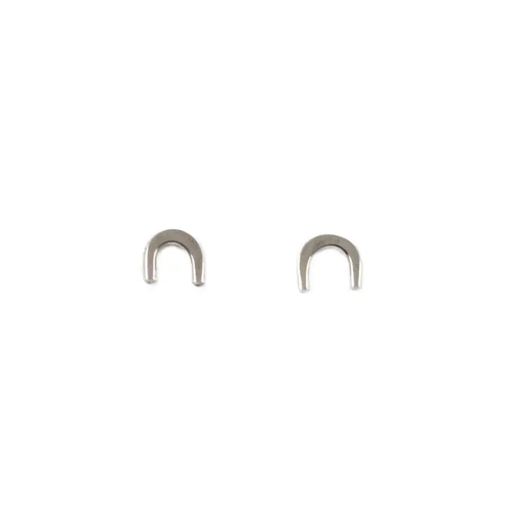 The Land of Salt - Arch Stud Earrings in Sterling Silver