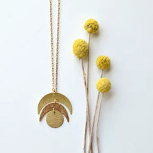 Load image into Gallery viewer, Ker-ij Jewelry - Crested Moon Necklace
