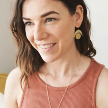 Load image into Gallery viewer, Ker-ij Jewelry - Crested Moon Earrings
