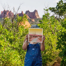 Load image into Gallery viewer, Caroline Clark - Desert Mountain Print #37 12x12
