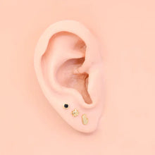 Load image into Gallery viewer, The Land of Salt - Sun Stud Earrings in Gold
