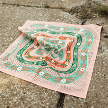 Load image into Gallery viewer, Handker Bandana - No. 069 Snakes Pink
