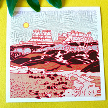 Load image into Gallery viewer, Caroline Clark - Desert Mountain Print #12 12x12
