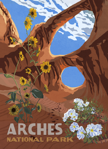 "Arches" Postcard By Laurel Hagen