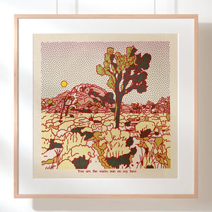 Caroline Clark Print-Desert Mountain #11 12x12