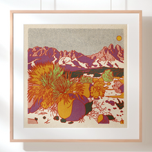 Load image into Gallery viewer, Caroline Clark - Desert Mountain Print #1 12x12
