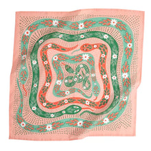 Load image into Gallery viewer, Handker Bandana - No. 069 Snakes Pink
