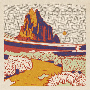 Caroline Clark Print-Desert Mountain #9 12x12