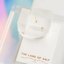 Load image into Gallery viewer, The Land of Salt - Opal Stud Earrings in Gold
