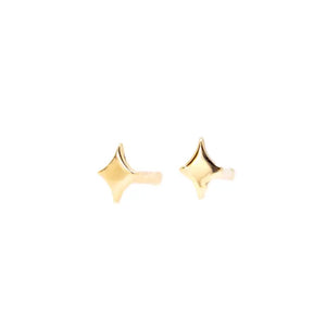 The Land of Salt - Twinkle Starburst Stud Earrings in Gold