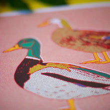 Load image into Gallery viewer, Caroline Clark - Duck Art Print 12x12
